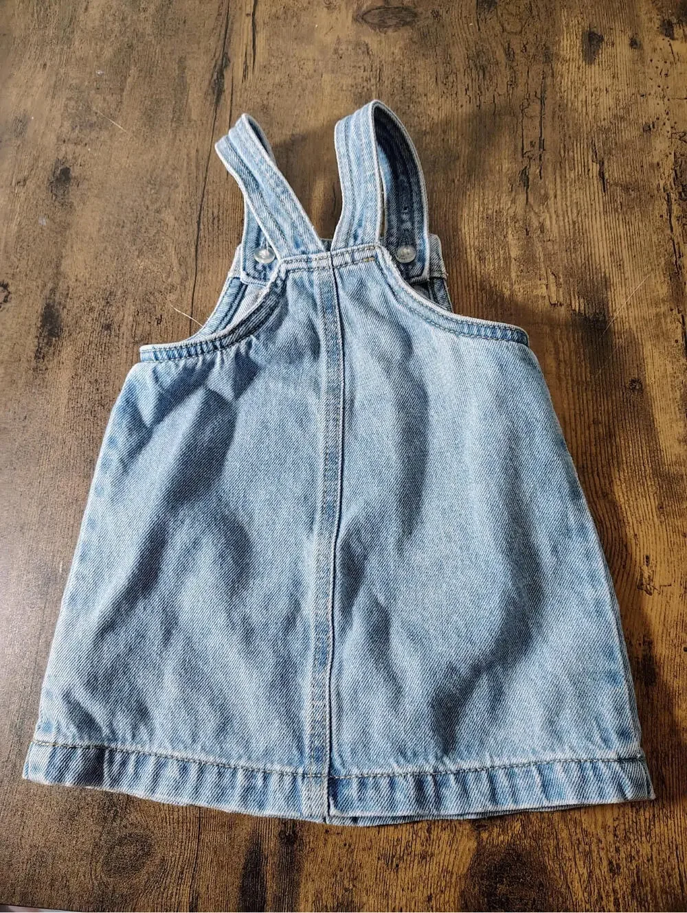Baby Girl 12-18 mo Old Navy Denim Jean Dress 100% Cotton